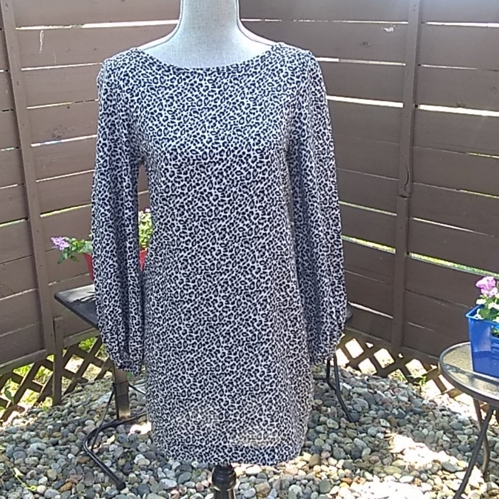 Maude black and gray dress.